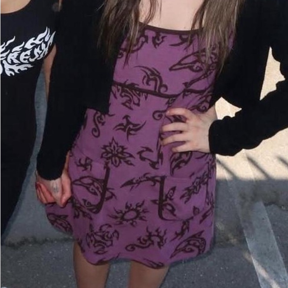 *ISO* Teddy Fresh purple terry cloth dress